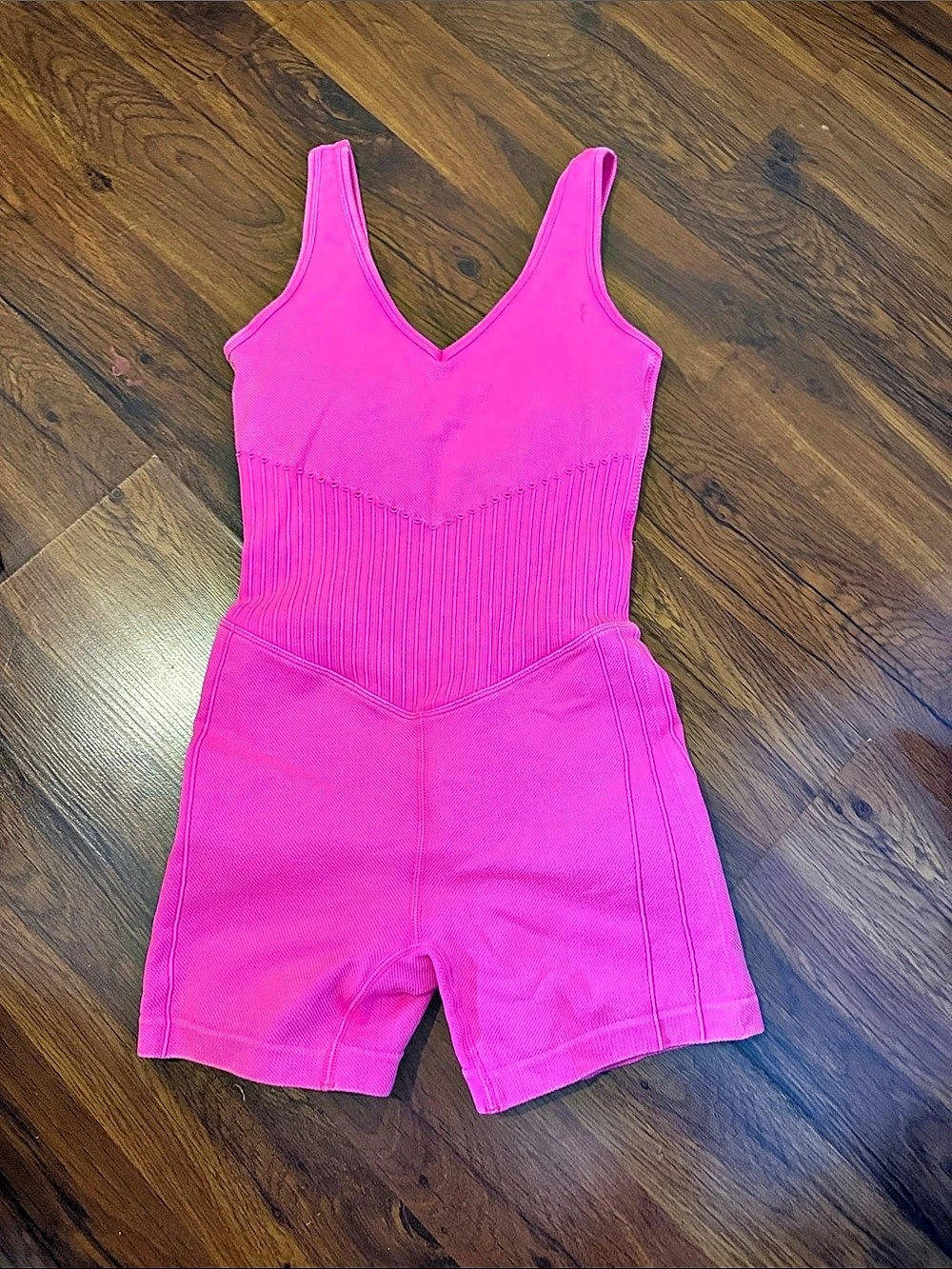 JoyLab Seamless Short Active Bodysuit Pink XS Like New